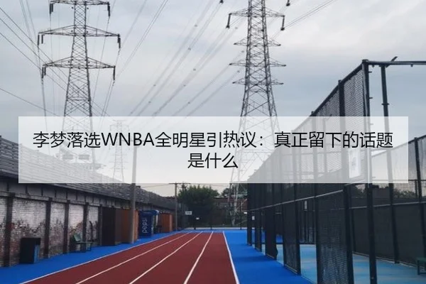 李梦落选WNBA全明星引热议：真正留下的话题是什么